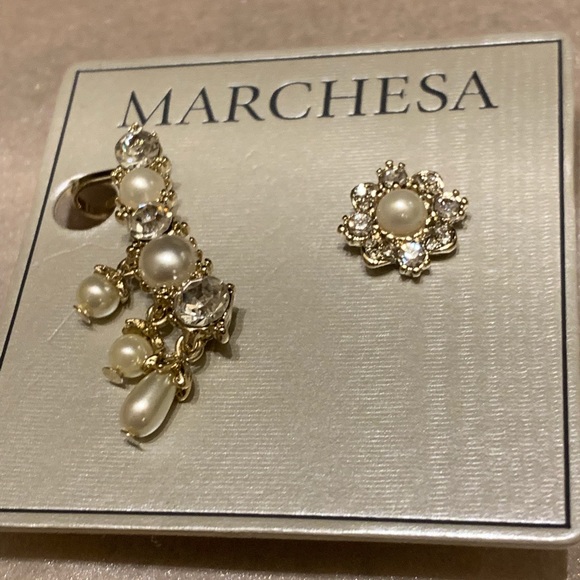kate spade Jewelry - Marchesa! Pearl & Crystal Stud Earrings kate spade Jewelry - Marchesa! Pearl & Crystal Stud Earrings